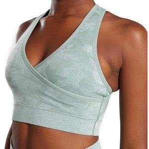 Green Camo Sports Bra